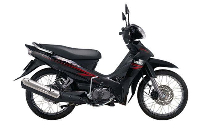 Thuê xe máy Yamaha Sirius màu đen 